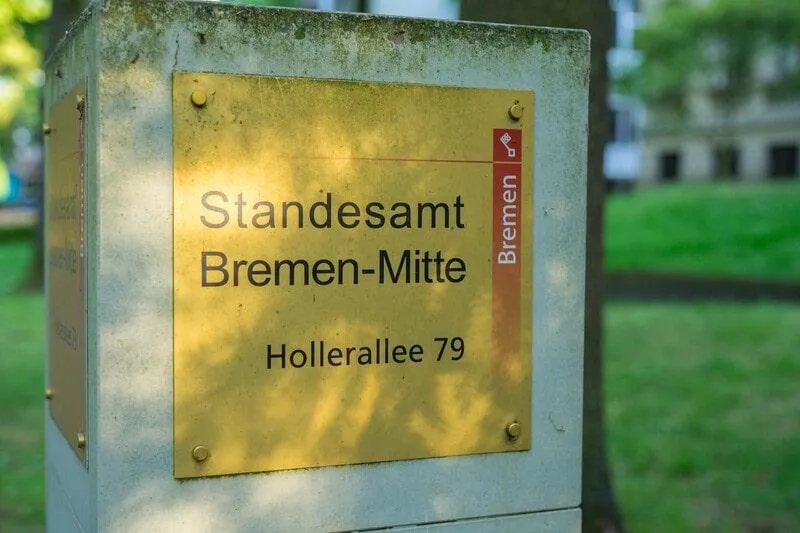 Trauung im Standesamt Bremen-Mitte