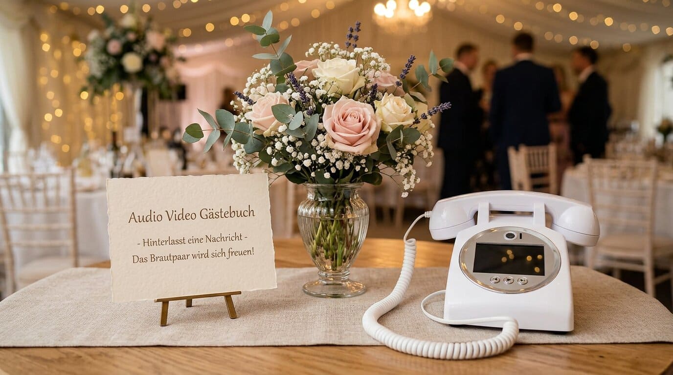 aduio video gästebuch spass hochzeit