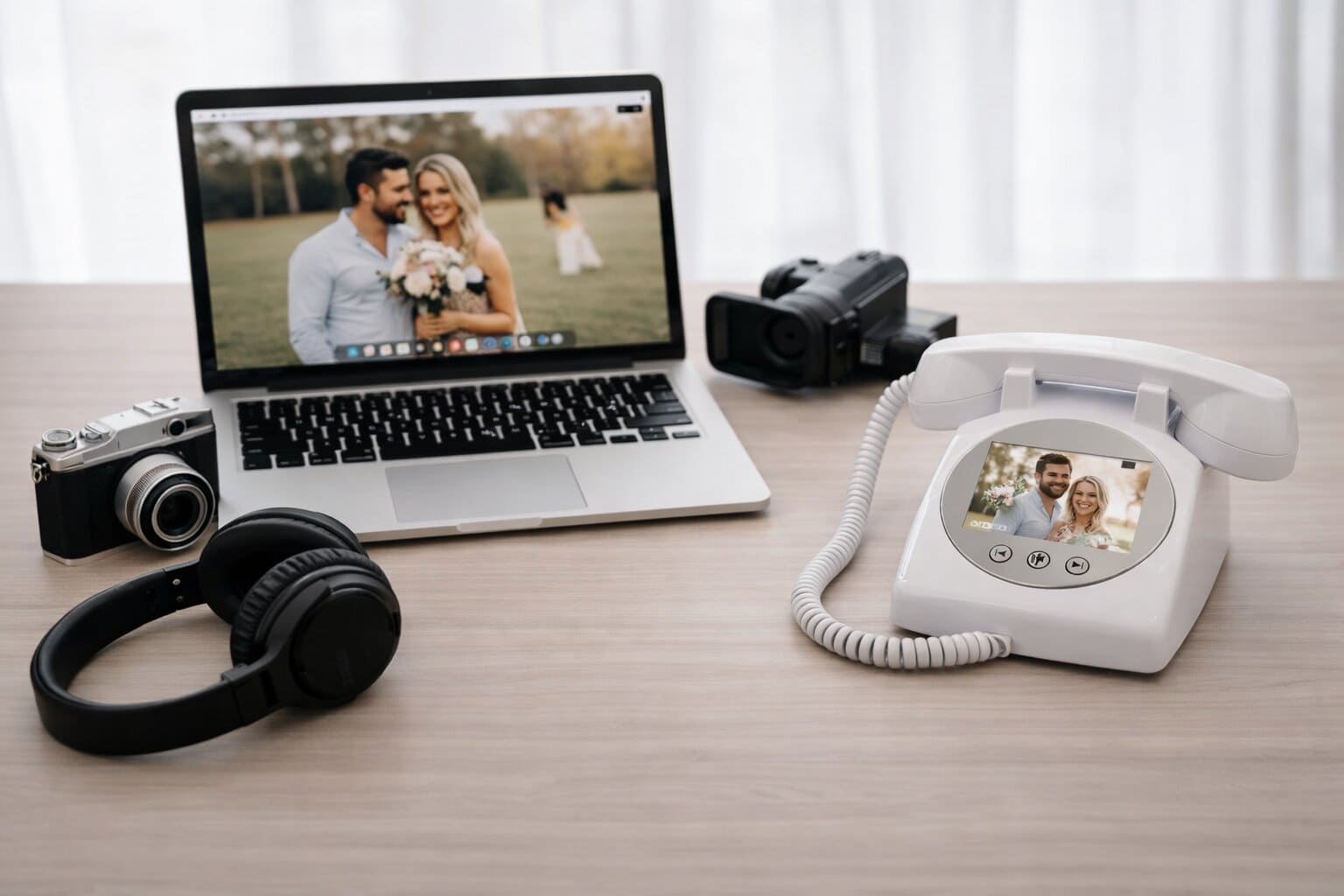 Hochzeitsfilm und Audio Video Gästebuch als Kombination