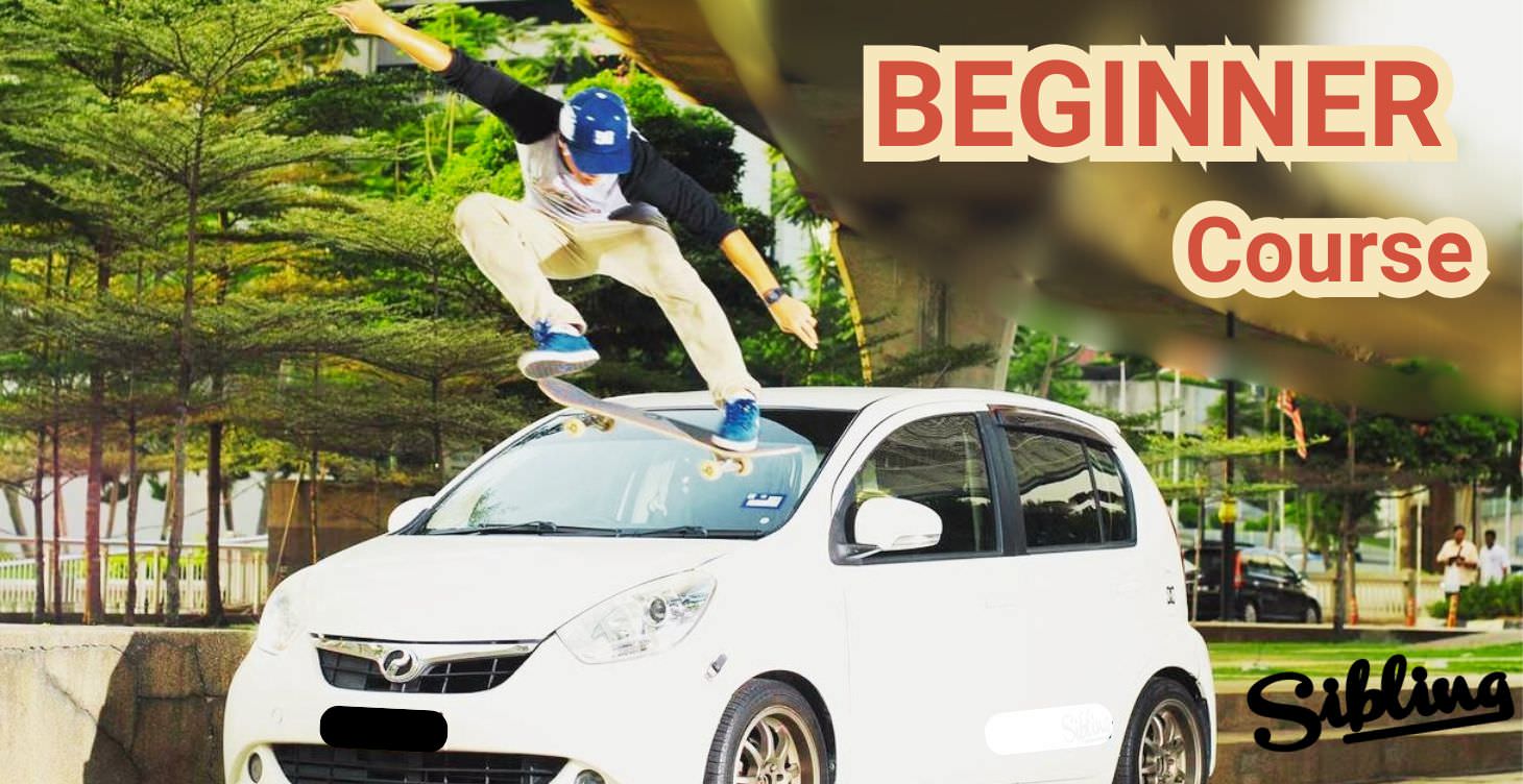 Beginner skateboarding Lesson