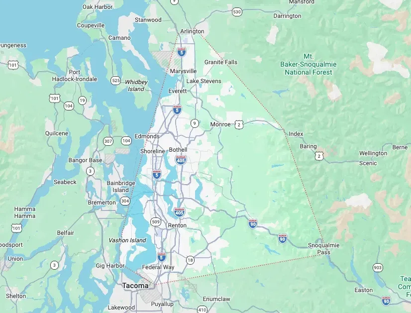 Tree Ninjas Map Loction in Washington
