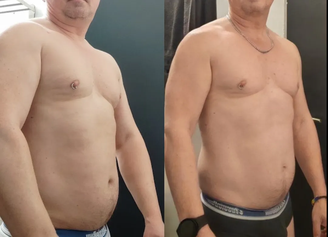 Confident gay man after completing 90 days of personalized strength training