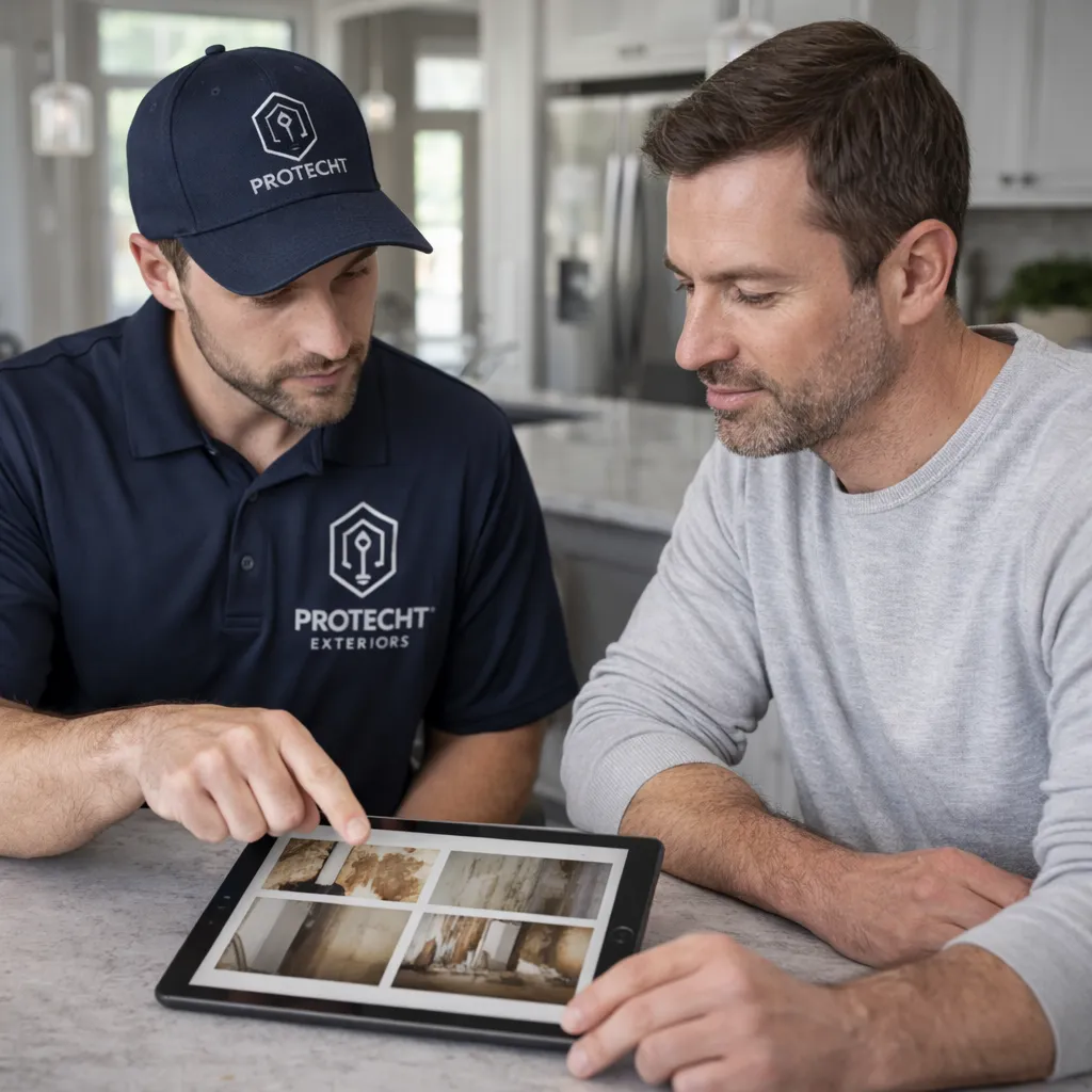 water damage photos with homewnerr