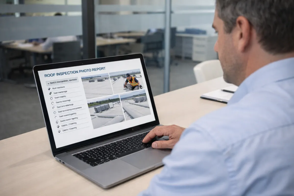 commercial roof report 