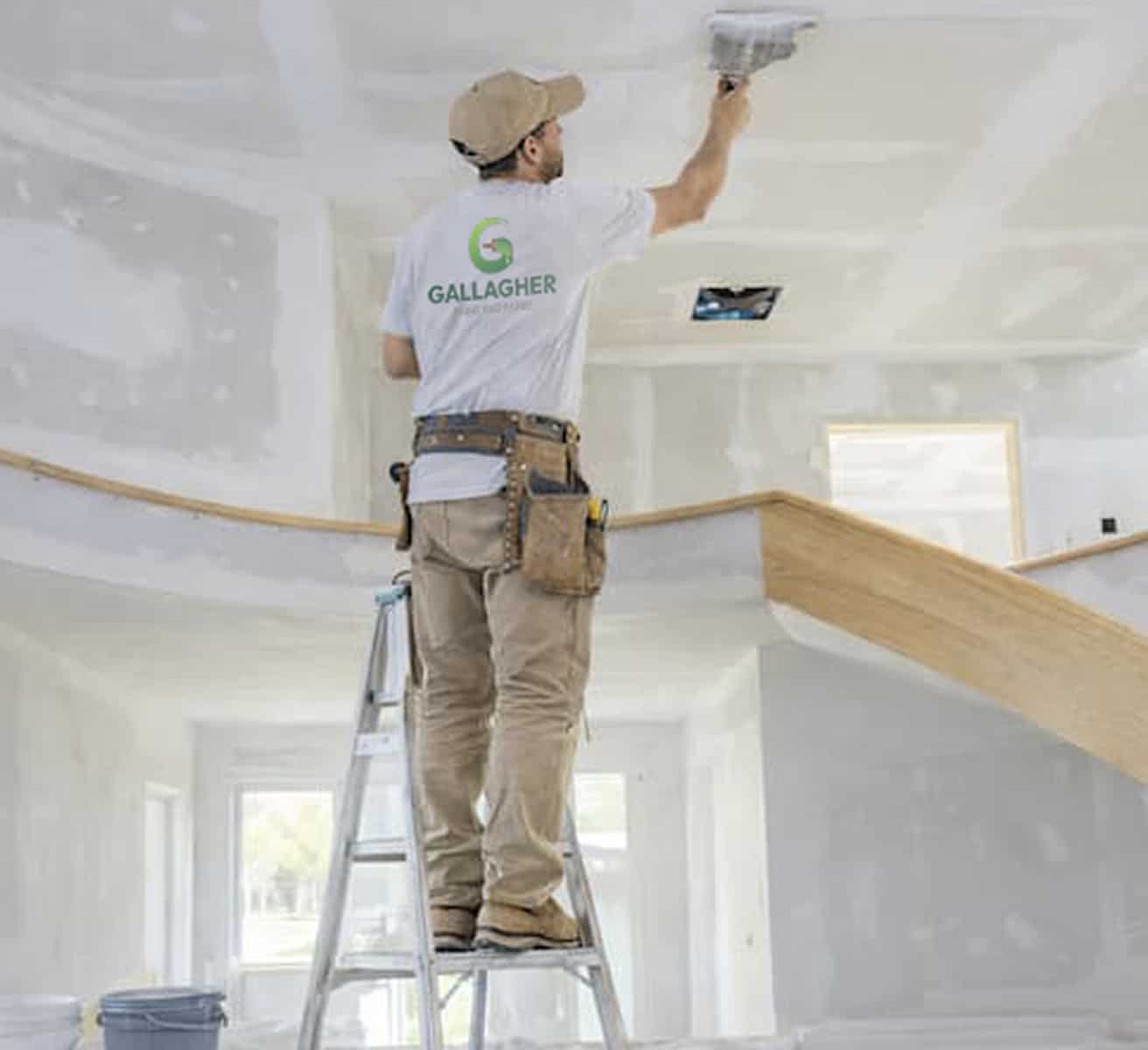 A professional patching drwall