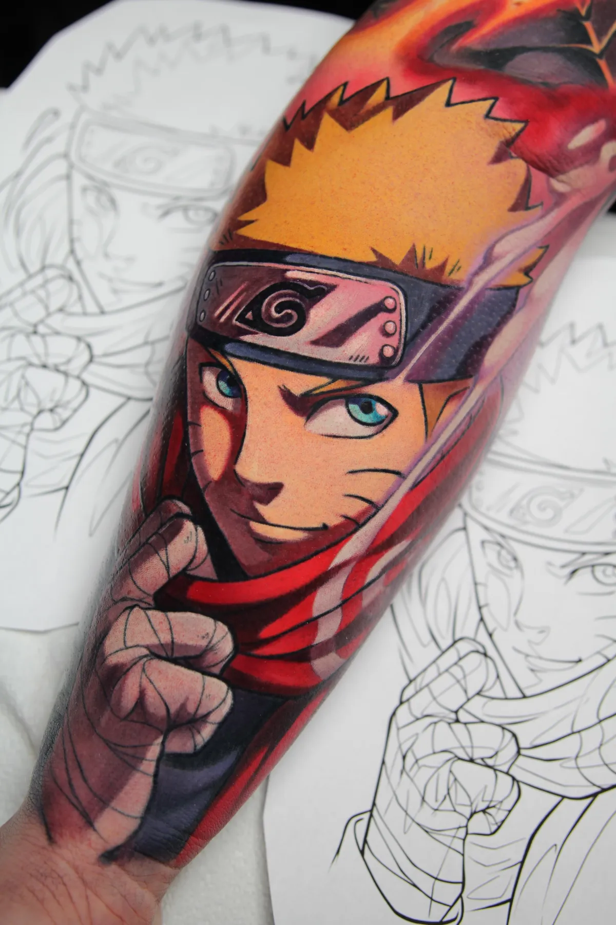 Naruto Tattoo of Naruto from The Last movie by Orlando Anime Tattoo Artist Ren Behan at xsadfamx.