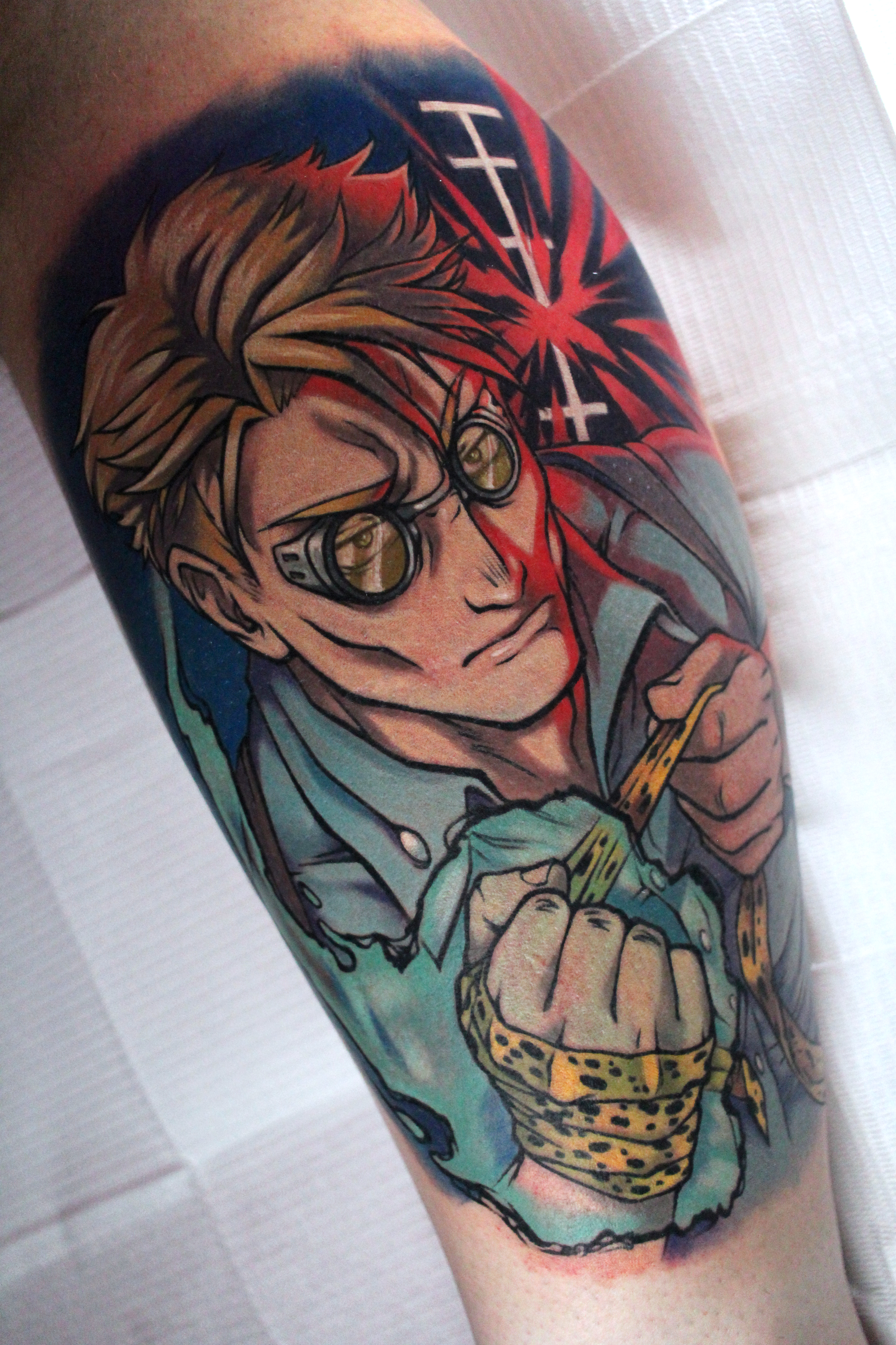 Nanami tattoo from JJK by Orlando Anime Tattoo Artist Ren Behan at xsadfamx.