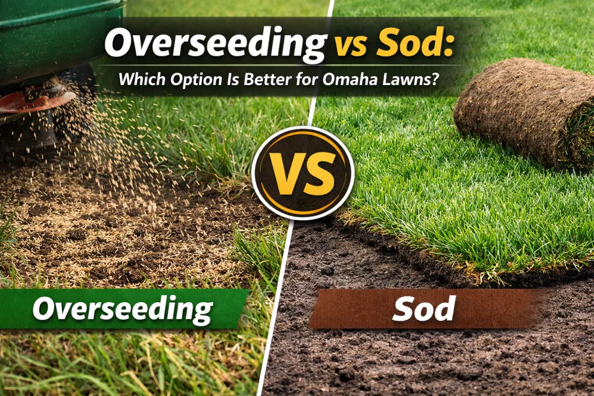 Overseeding vs Sod: Which Option Is Better for Omaha Lawns?