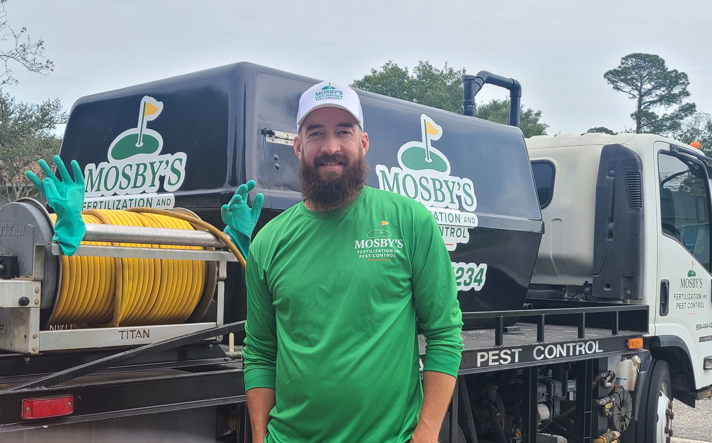 Photo of Nate Mosby, owner of Mosby Turf & Pest