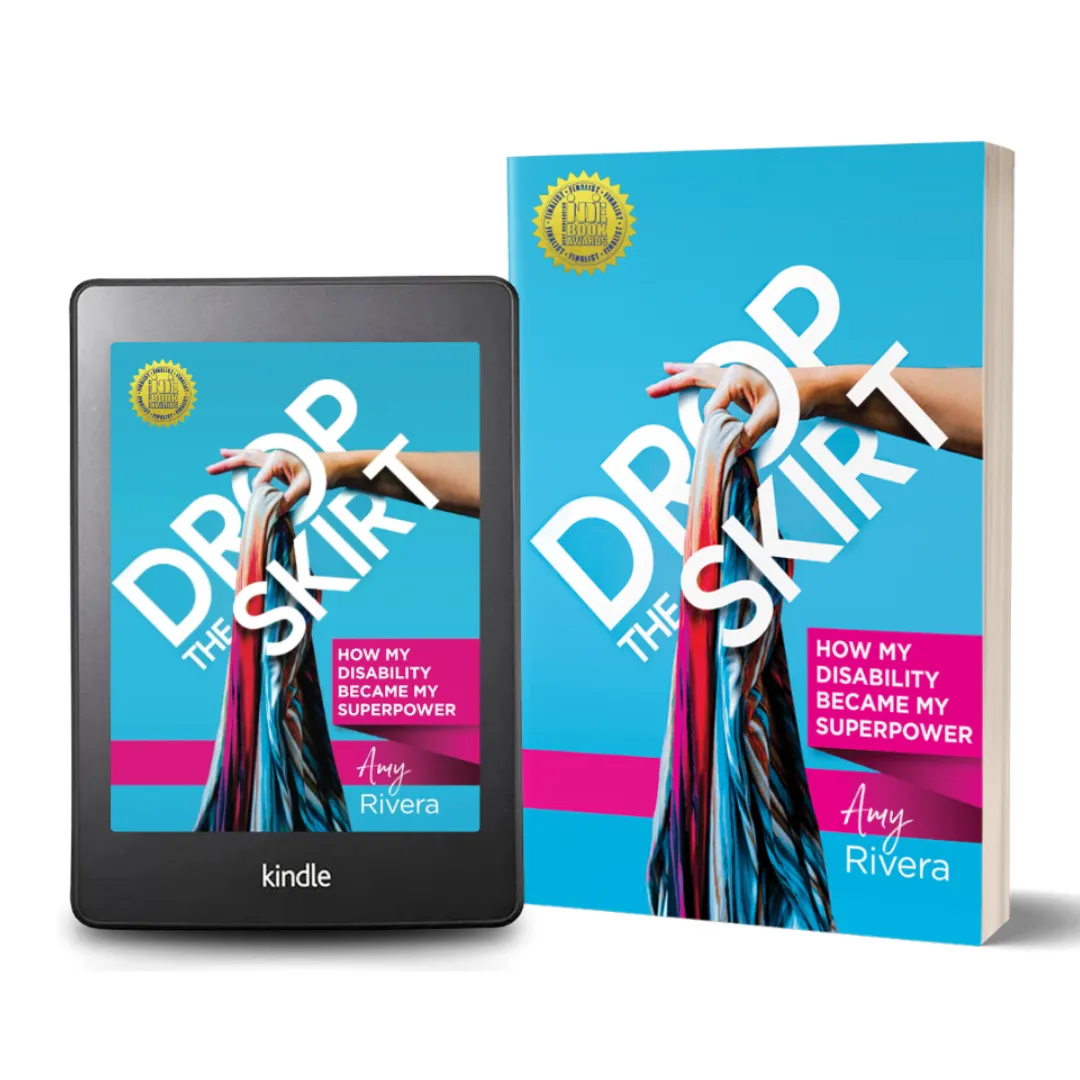 This Is An Image Of The Drop The Skirt Book Written By Amy Rivera Of Rivera Hybrid Solutions