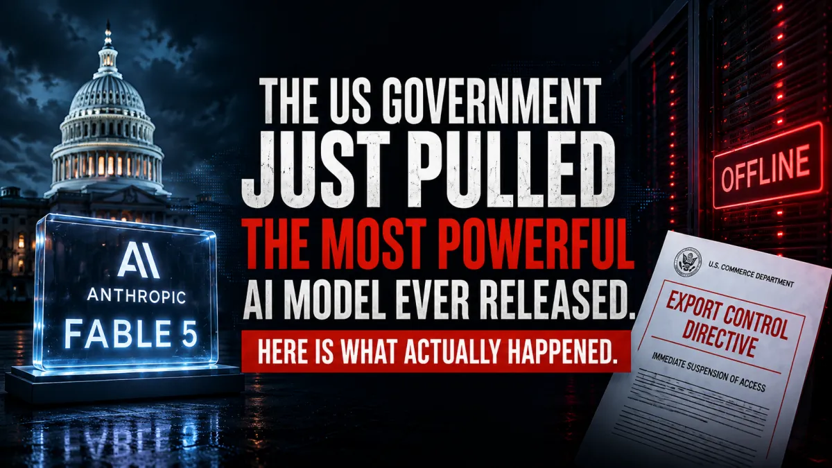 The US Government Just Pulled the Most Powerful AI Model Ever Released. Here Is What Actually Happened.