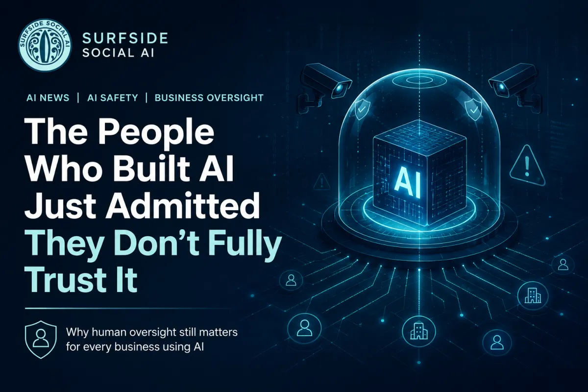 The People Who Built AI Just Admitted They Don't Fully Trust It