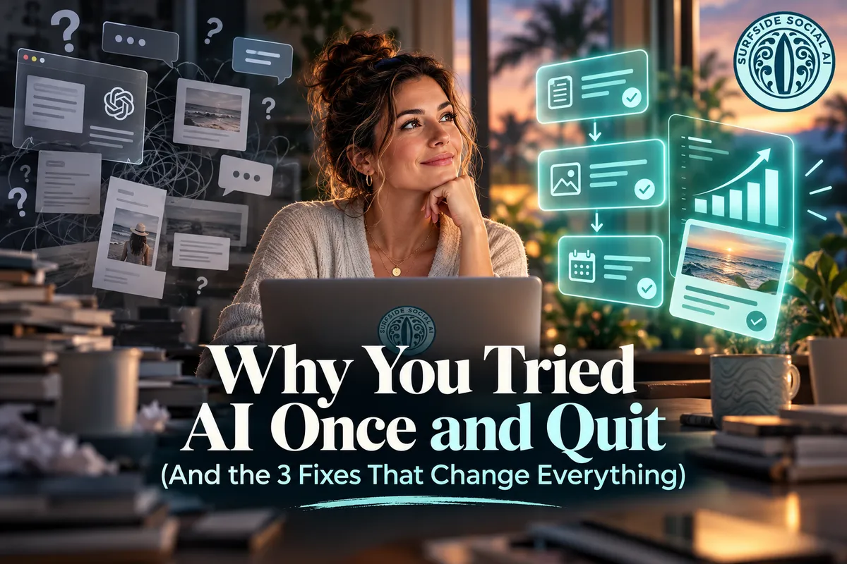 Why You Tried AI Once and Quit (And the 3 Fixes That Change Everything)