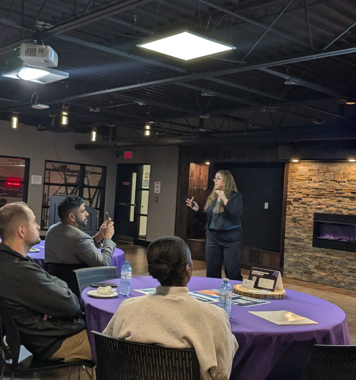 Nicki Straza facilitating