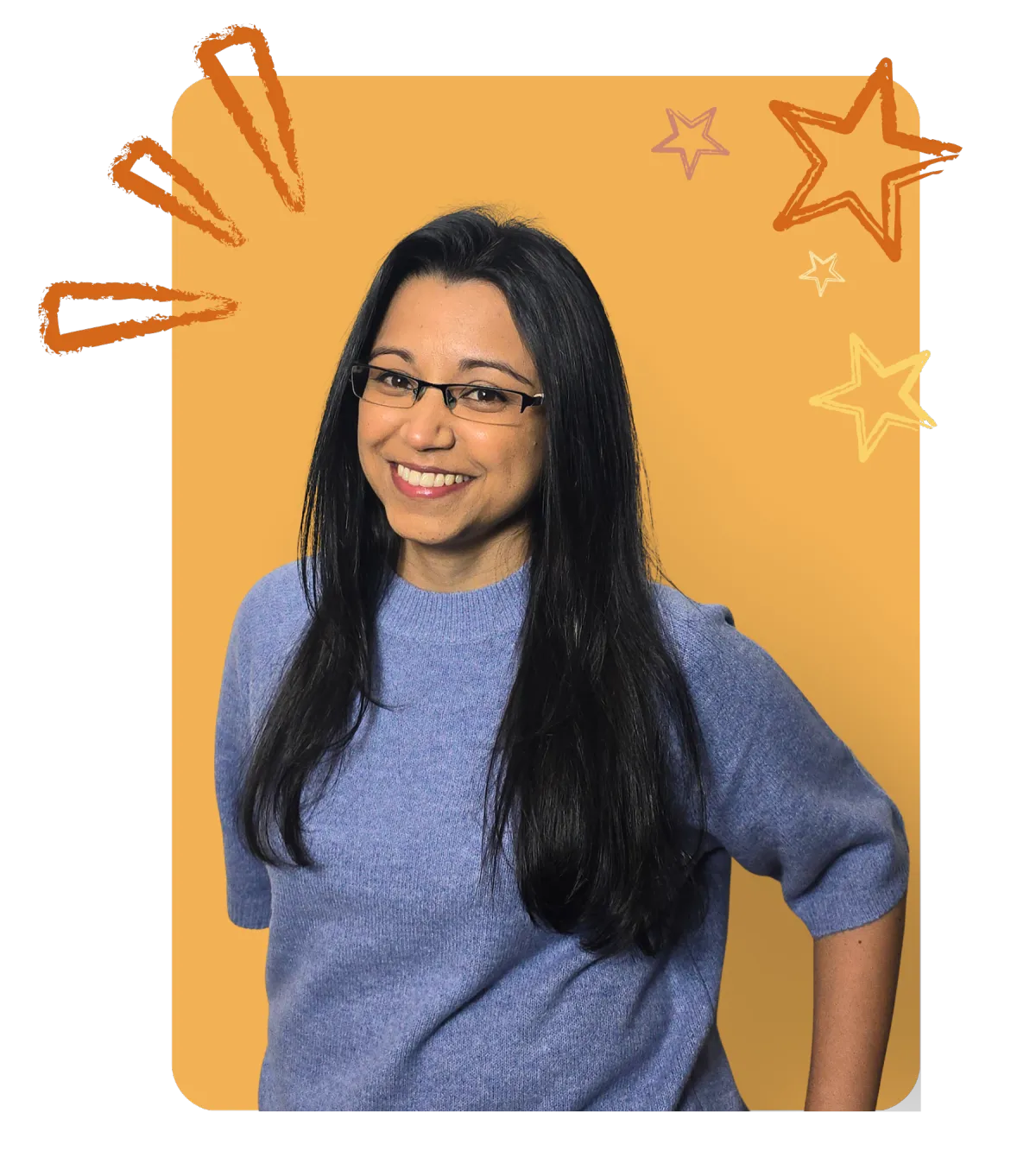 Portrait of Parisha Malik, fantasy artist and creator of DragonCraft, an online Procreate illustration course series