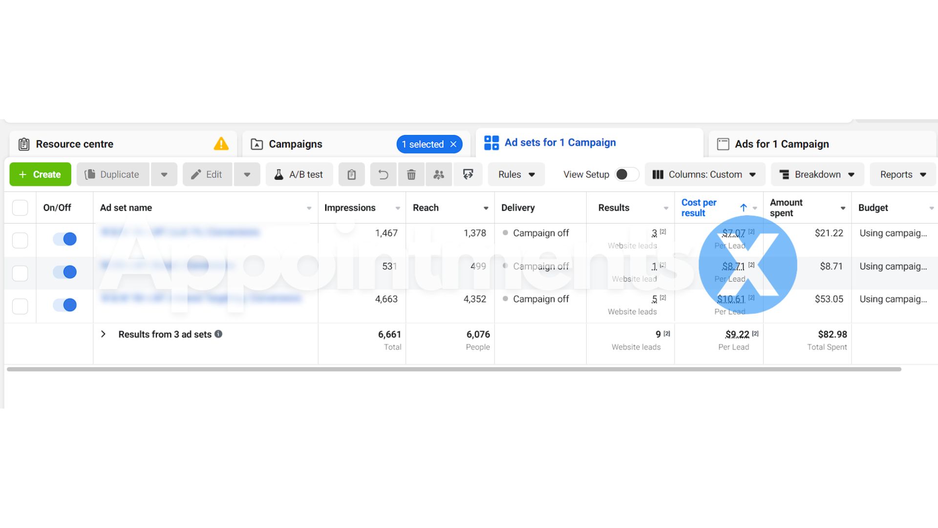 Calendar booking screenshot example