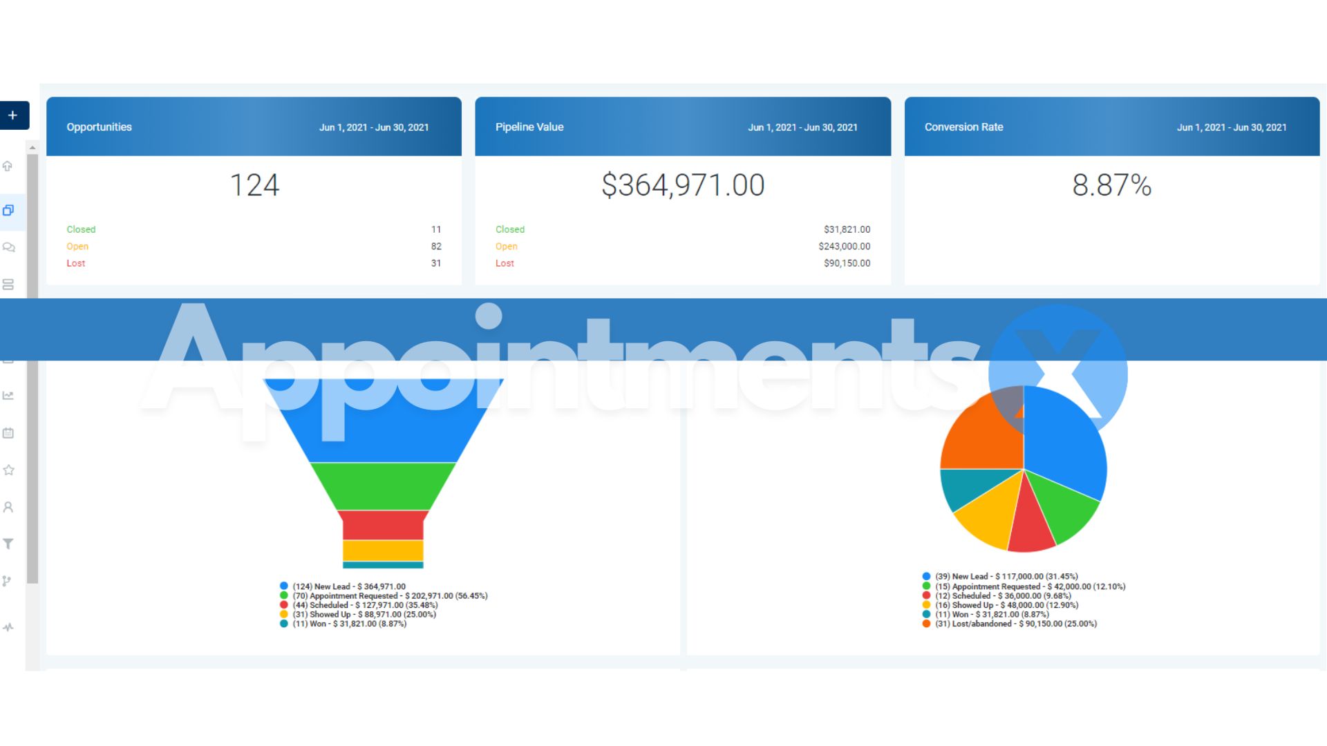 Calendar booking screenshot example