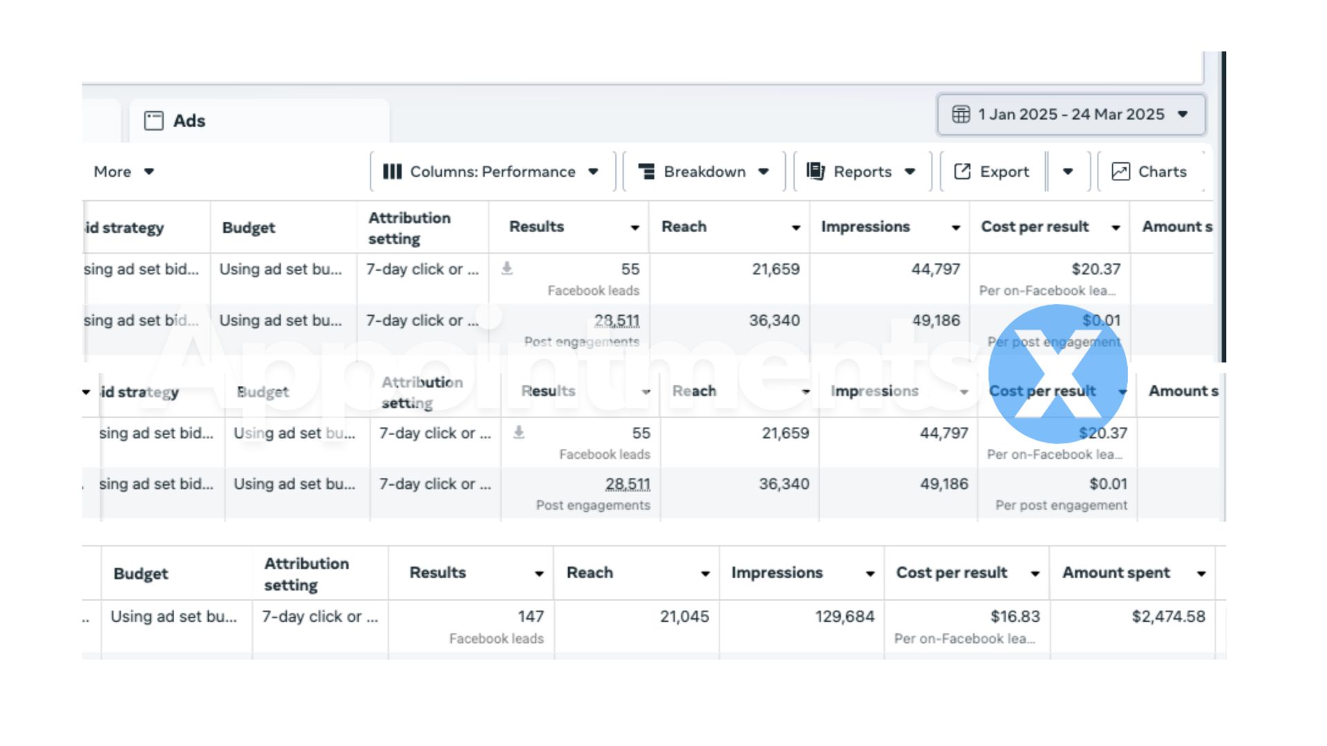 Revenue growth screenshot example