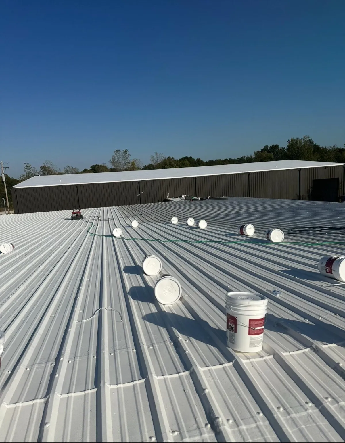 Commercial flat roof coating in Kansas City