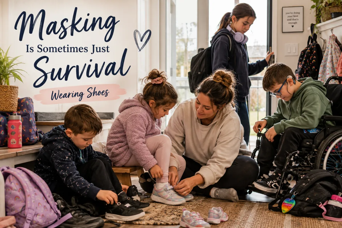 Masking Is Sometimes Just Survival Wearing Shoes
