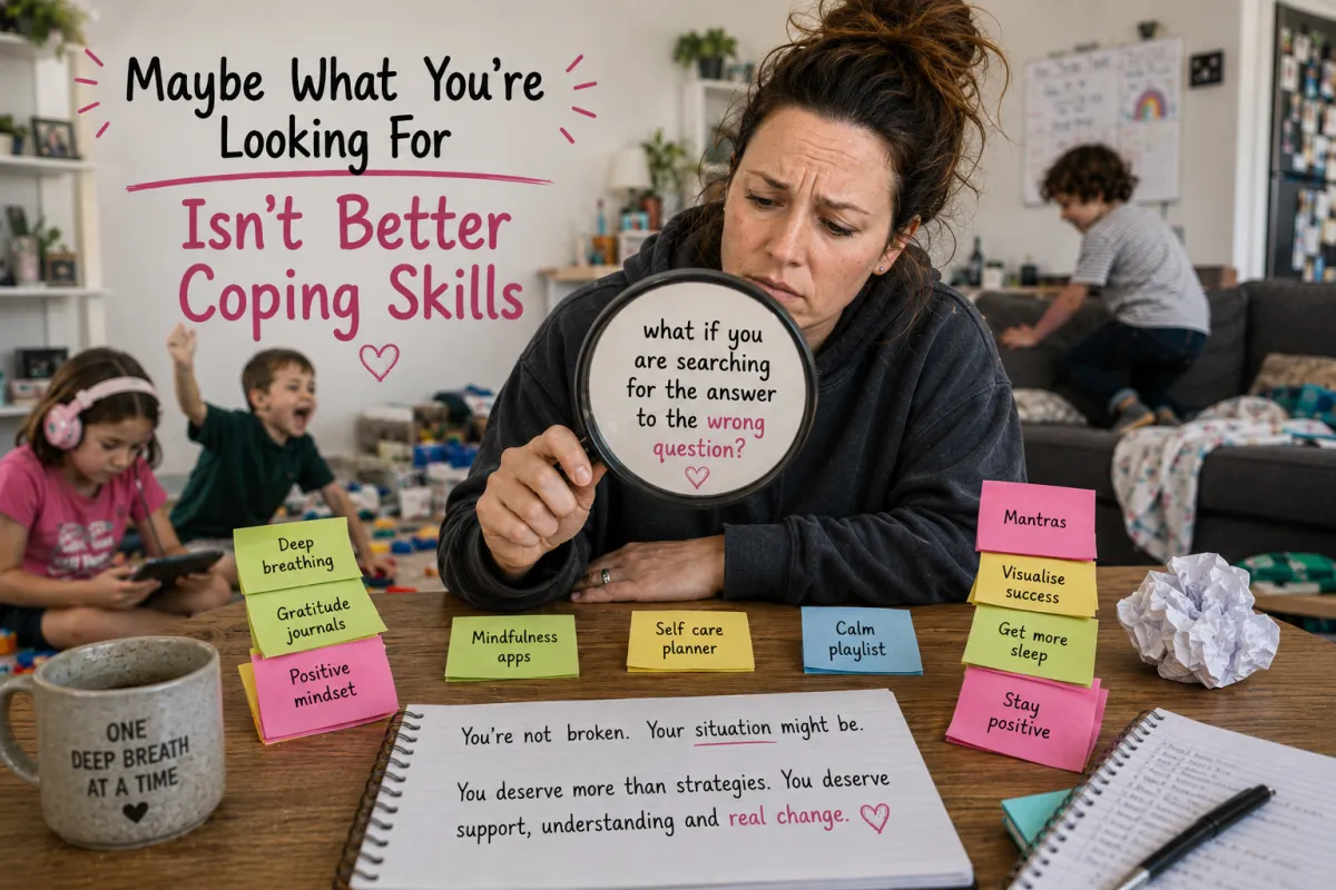 Maybe What You're Looking For Isn't Better Coping Skills