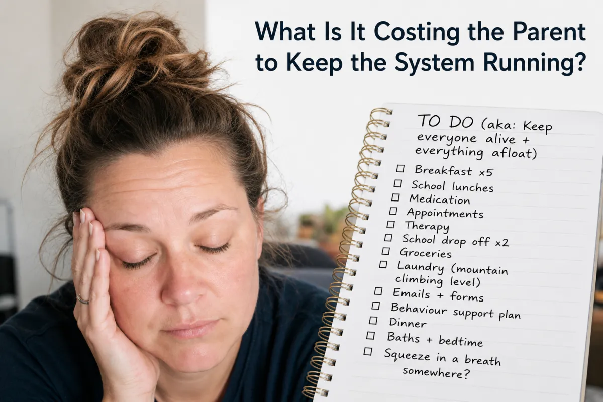 What Is It Costing the Parent to Keep the System Running?
