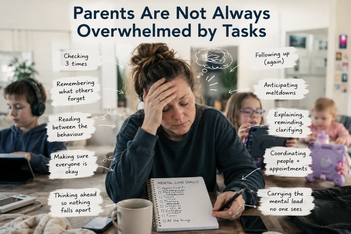 Parents Are Not Always Overwhelmed by Tasks