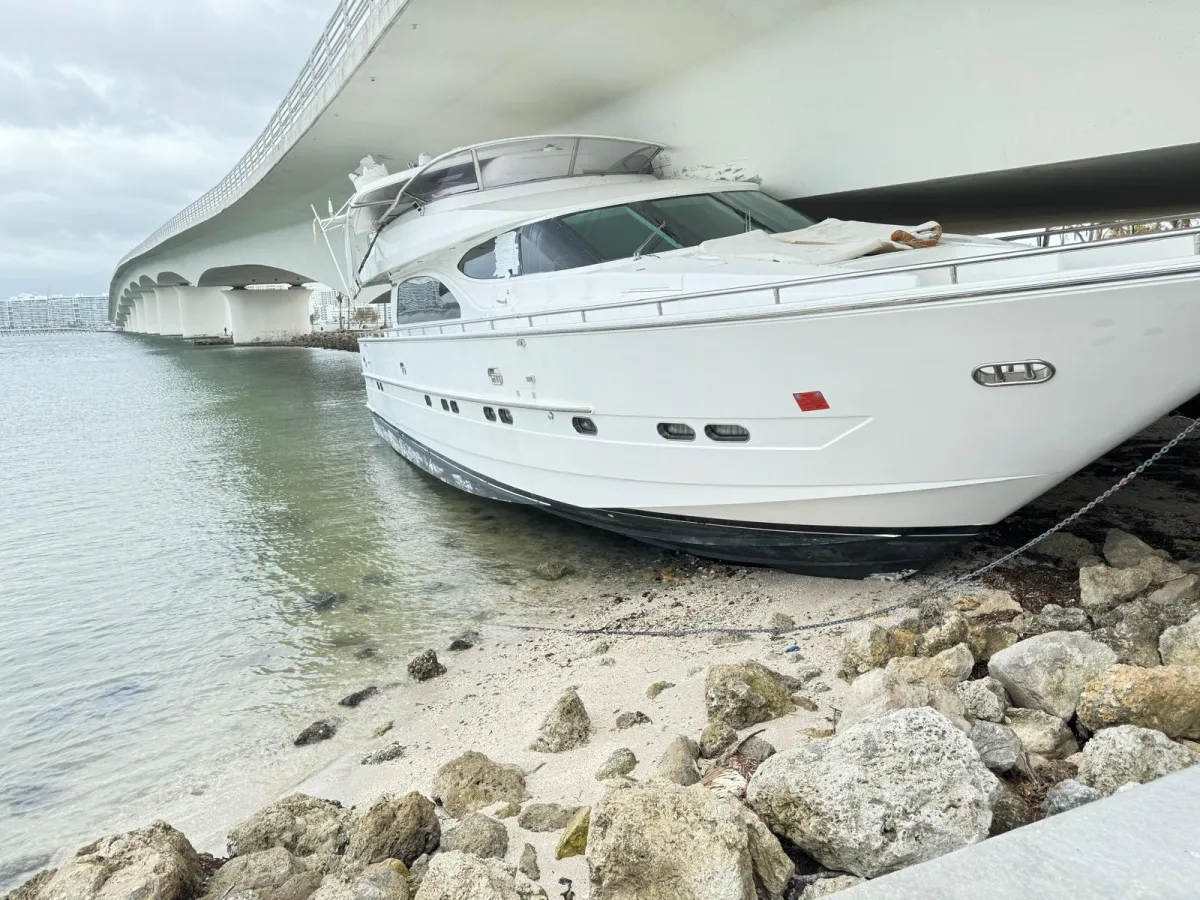a boat that is sitting in the water