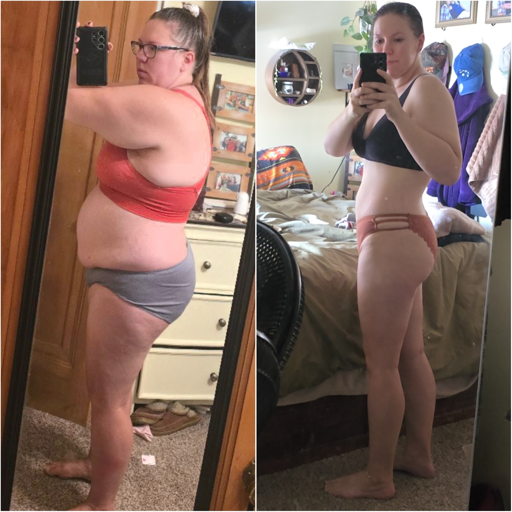 Busy mom smiling in a bright kitchen preparing a healthy snack with her child nearby