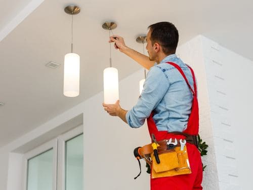 Lichtinstallation in Augsburg