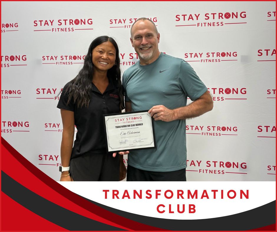 New Transformation Club Member Eric!