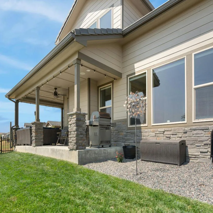 House with Hardie Board Sliding