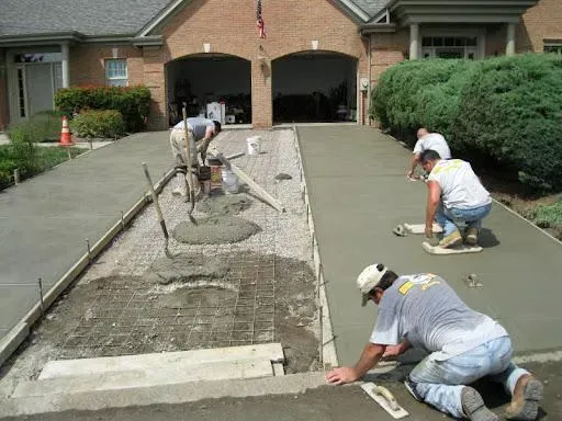 High Point Concrete builds and installs Driveway