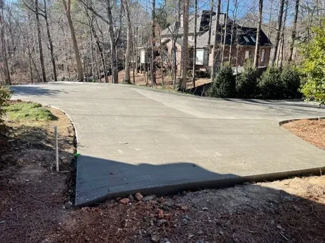 High Point Concrete builds and installs Driveway