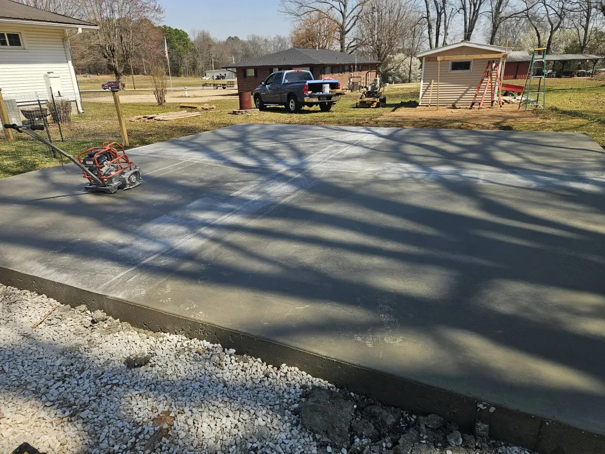 High Point Concrete builds and installs Driveway