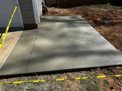 High Point Concrete builds and installs Patio