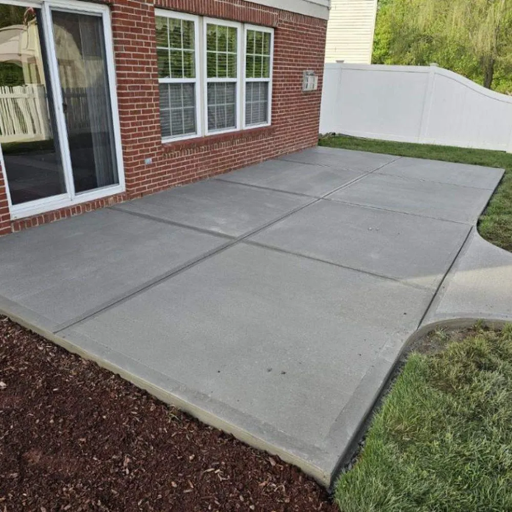 High Point Concrete builds and installs Patio
