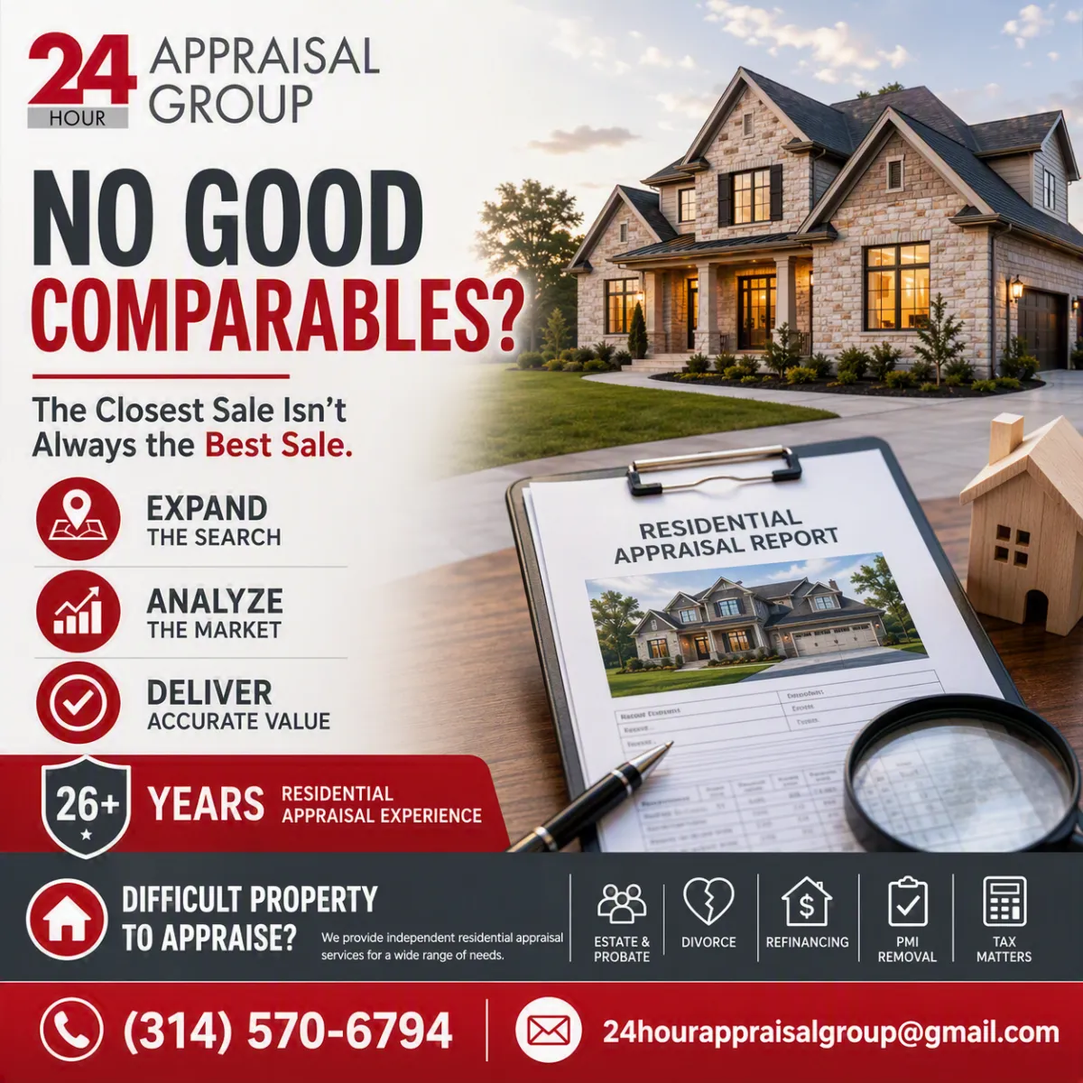 What Happens When There Are Almost No Good Comparable Sales?