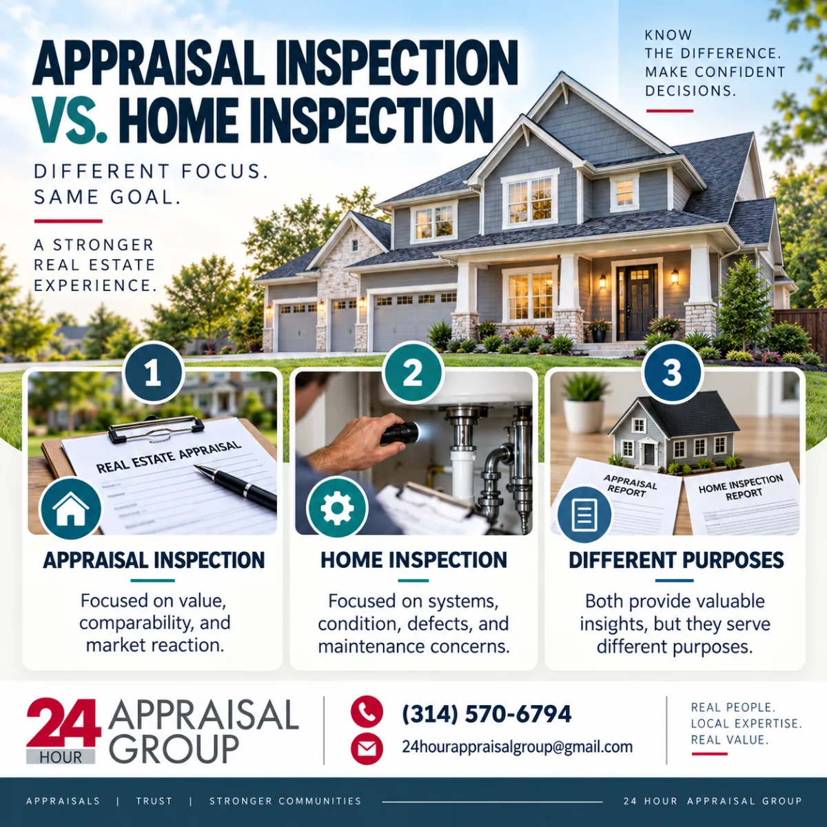 Residential appraiser inspecting a home for property valuation