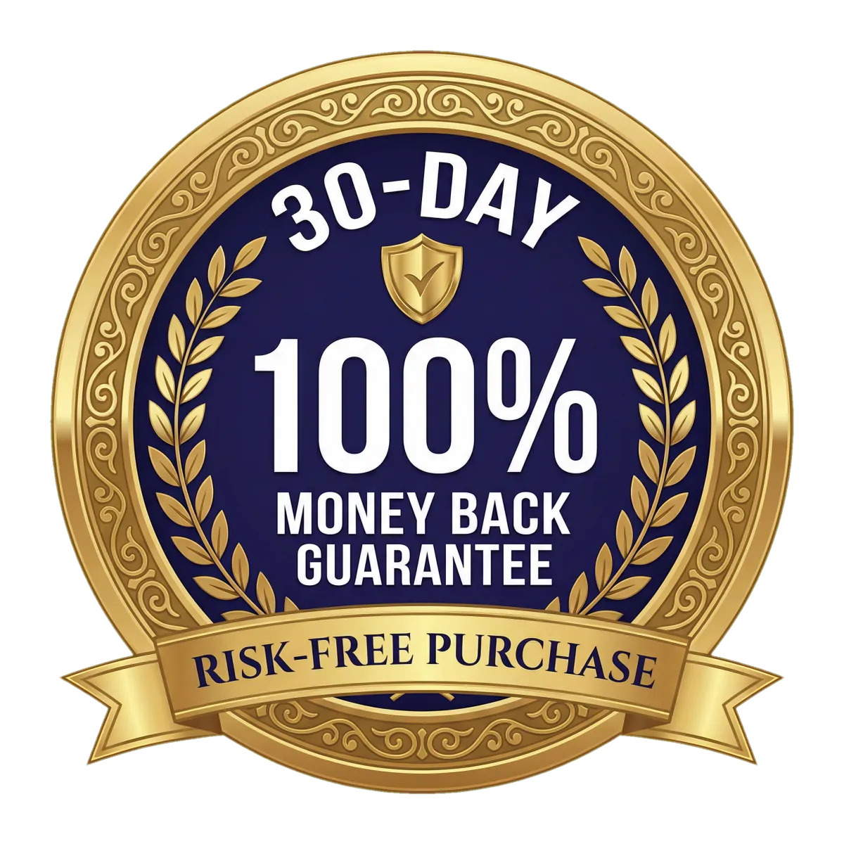 30-Day Money Back Guarantee Seal
