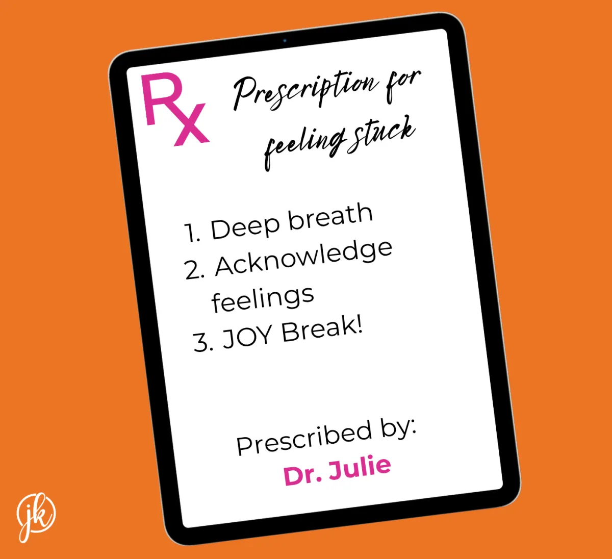 Stuck is Stuck Prescription