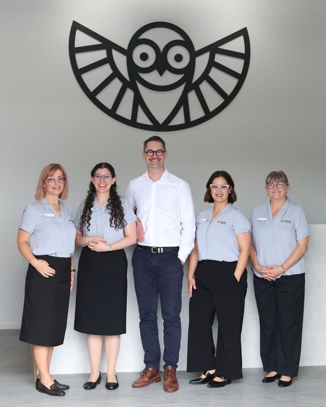 On Point Eyecare Mackay optometry team inside local practice