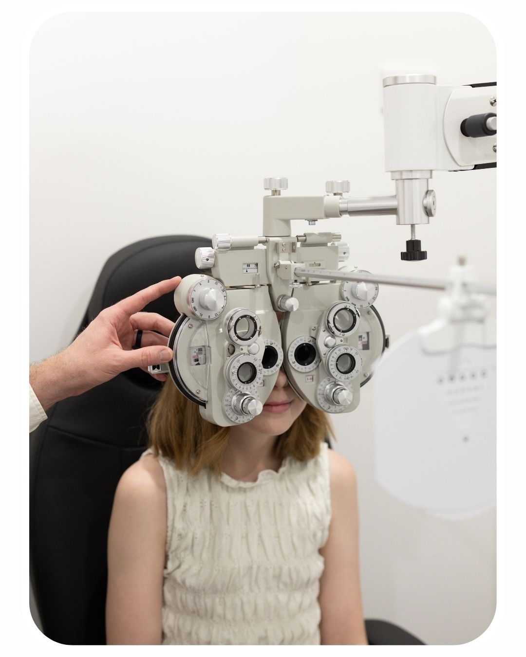 Myopia management assessment monitoring childhood short sightedness at On Point Eyecare in Mackay
