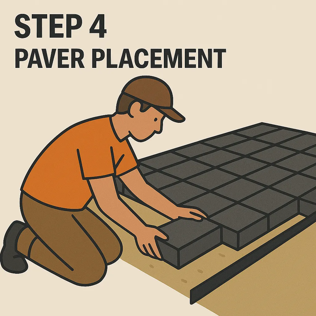 paver placement
