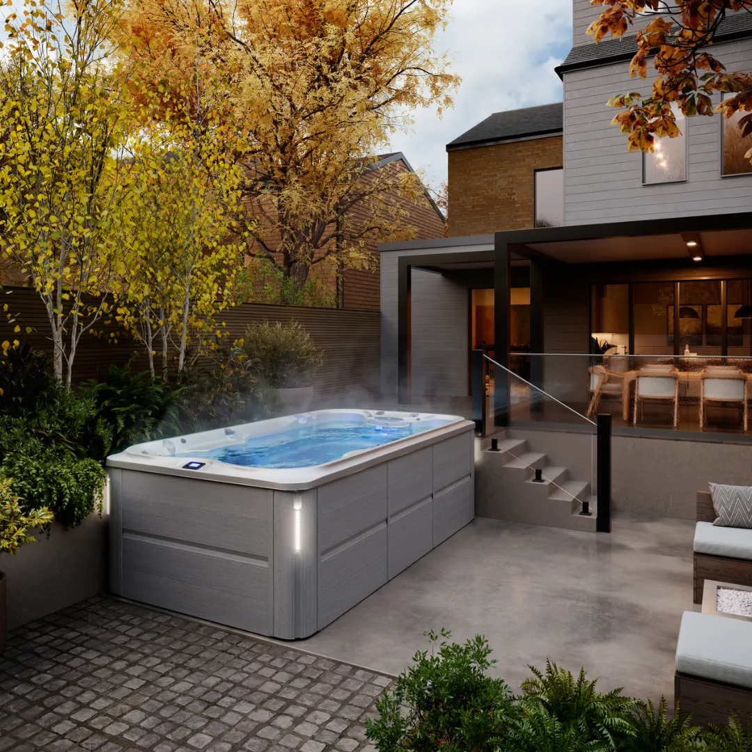 Jacuzzi Swim Spa on Patio