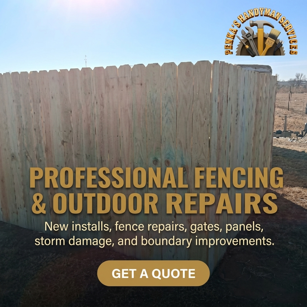 Fencing Outdoor Repairs Property Crew