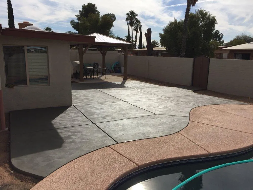 Charleston Concrete builds and installs Patio.