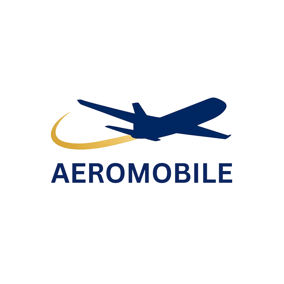 A small airplane flying through a blue sky