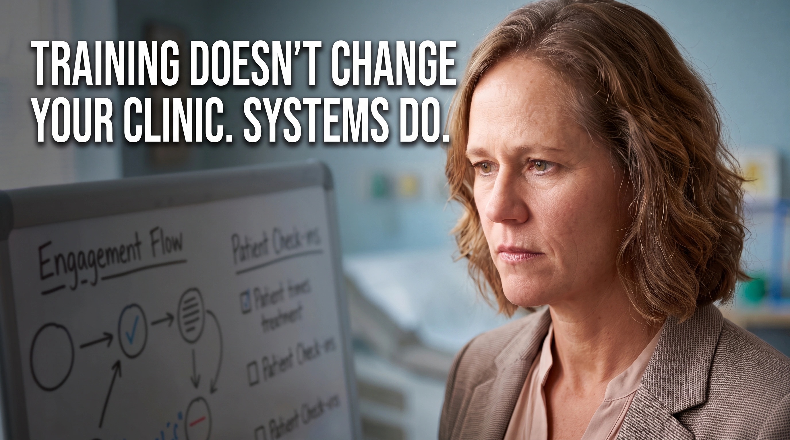 Training Doesn't Change Your Clinic. Systems Do.