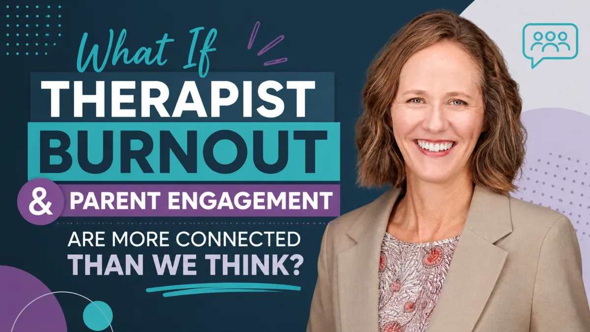 What If Therapist Burnout and Parent Engagement Are More Connected Than We Think?